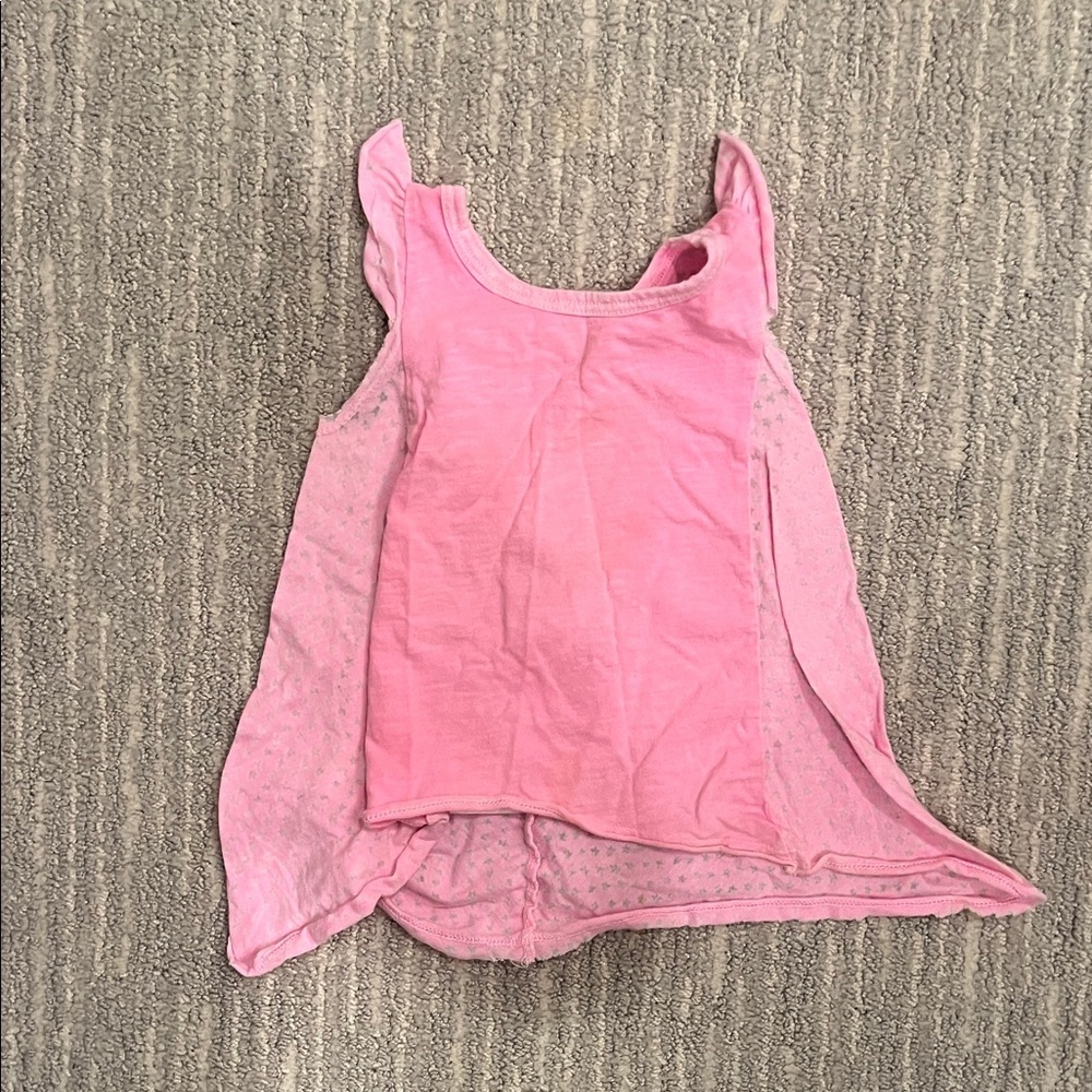Miki Miette Baby Girl Neon Pink Tank Top 18M spring summer outfit